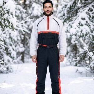 Vintage Tyrolia By Head Ski Jumpsuit Ski Mobile Suit 80s 90s XL Mens Unisex